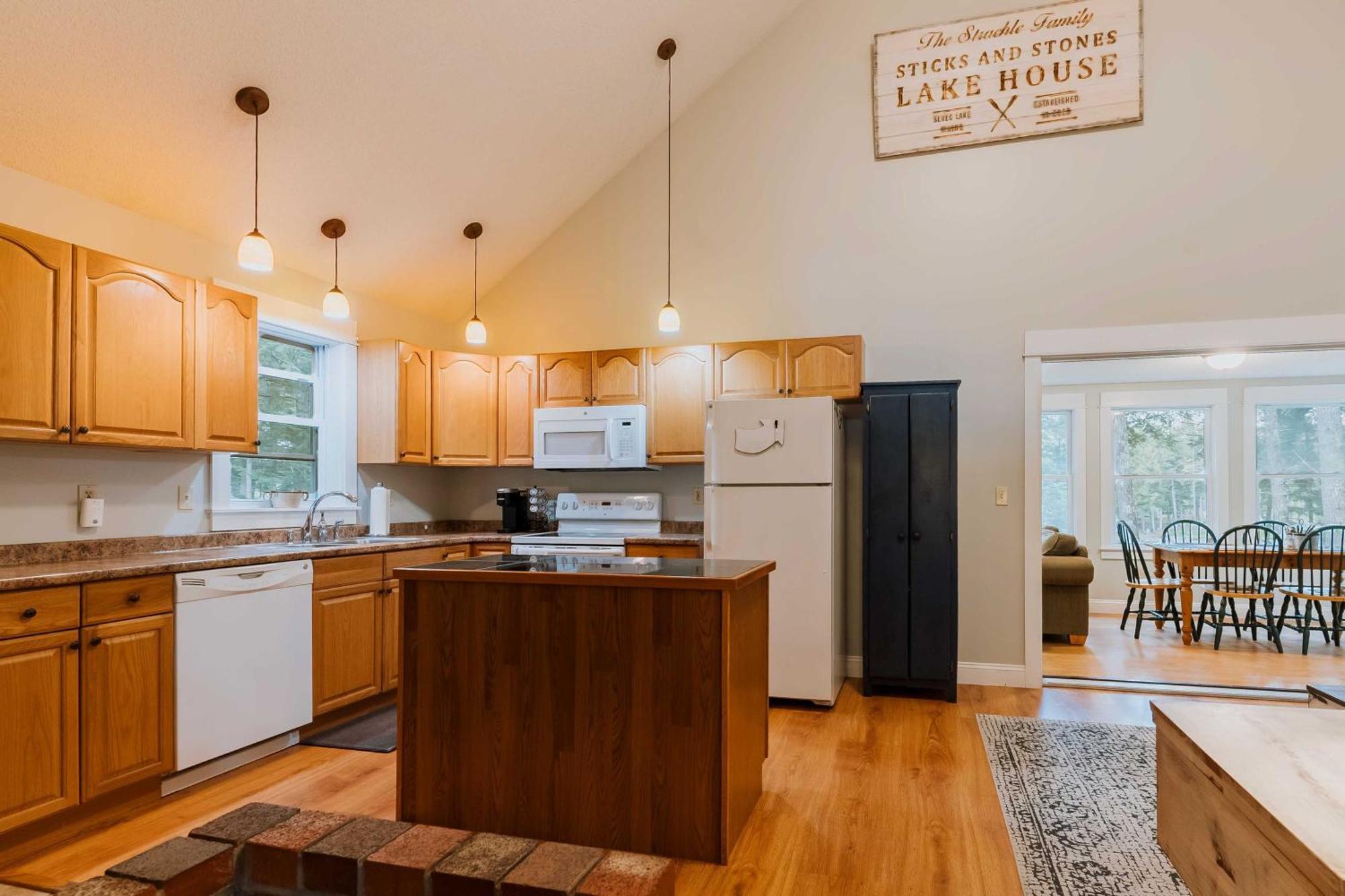 Waterfront Sebec Lake Home With Yard And Fire Pit Dover-Foxcroft Ngoại thất bức ảnh