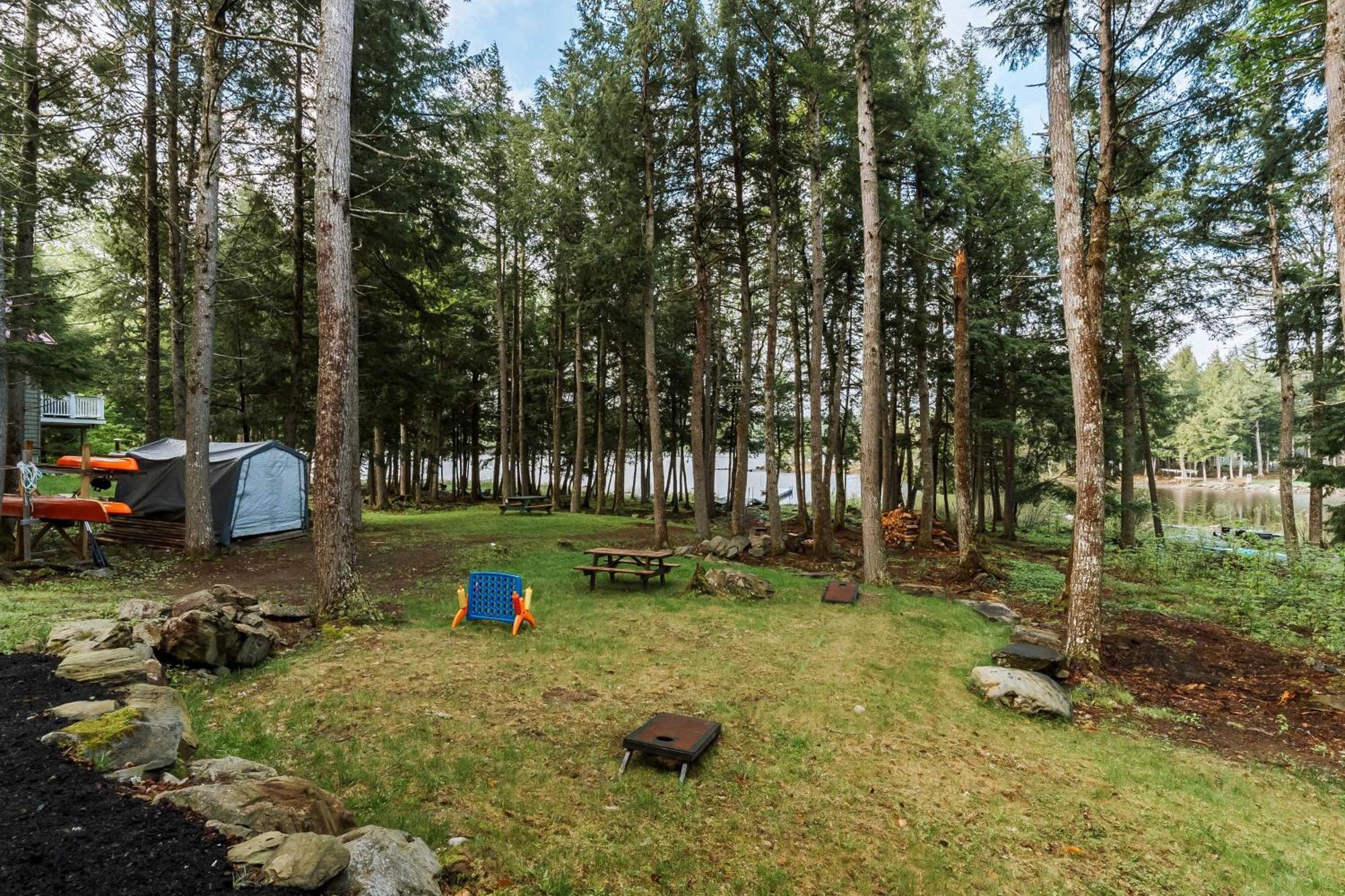 Waterfront Sebec Lake Home With Yard And Fire Pit Dover-Foxcroft Ngoại thất bức ảnh